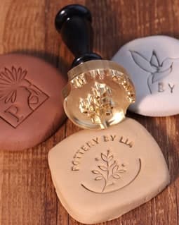 Clay signature Custom, Custom Pottery Stamp, Brass Stamp For Pottery, Stamp For Ceramic, Custom Letter Stamps For Clay, Brass Mold For Clay