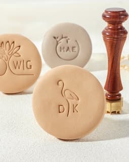 Custom Pottery Stamp, Signature Clay Stamp, Ceramics Stamp, Pottery Stamp For Clay, Custom Letter Stamps For Clay, Gifts for Pottery Makers
